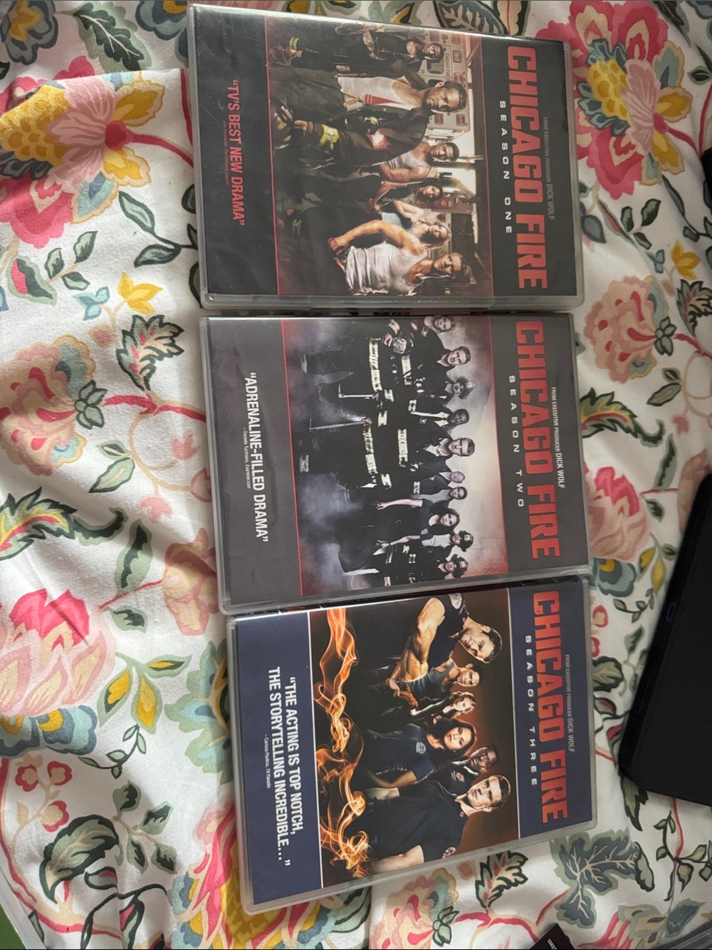Chicago Fire Seasons 1-7 DVD Set - Red & Black Covers